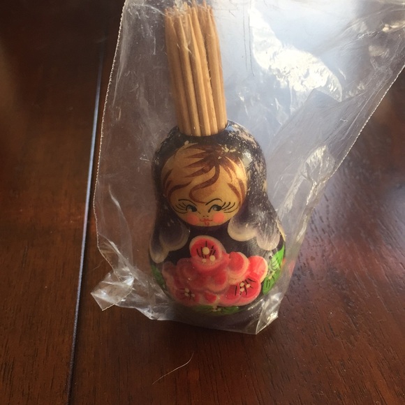 Other Russian Doll Toothpick Holder Poshmark